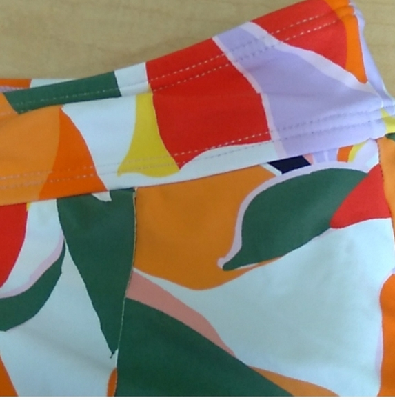 Anne Cole Palm Party Tulip DRaped Swim Skirt Size L - Picture 12 of 15